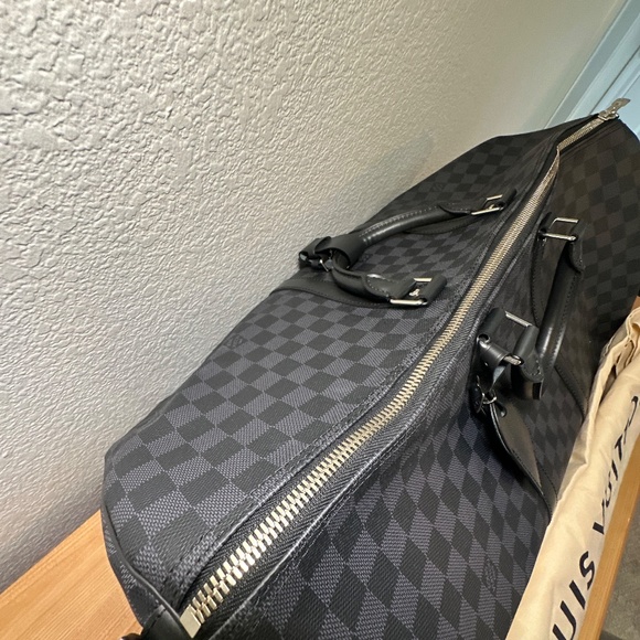 New Louis Vuitton Keepall Bandouliere Damier Geant Canvas 55 - Picture 16 of 16